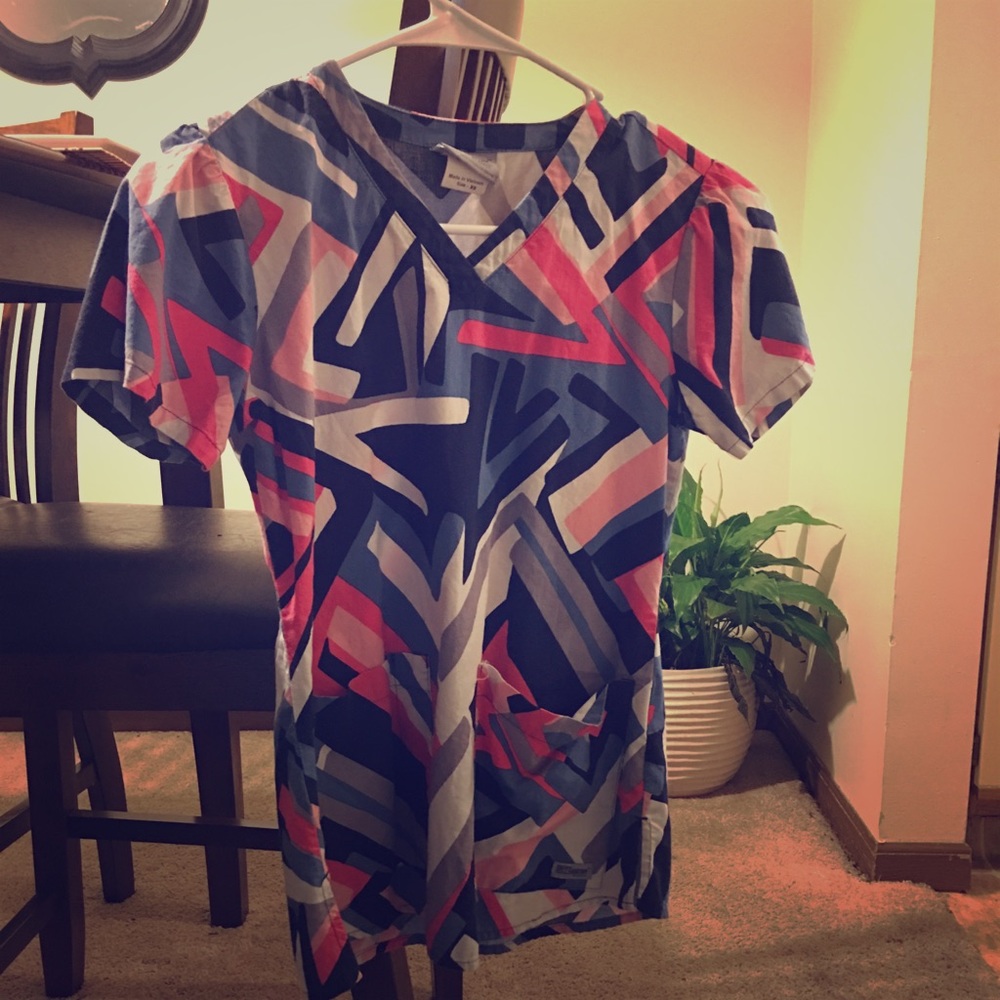 Greys Anatomy Scrub Top